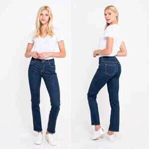 PARKER SMITH Runaround Sue Dark Wash Straight Jeans in Camden 26